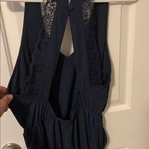 Navy blue romper